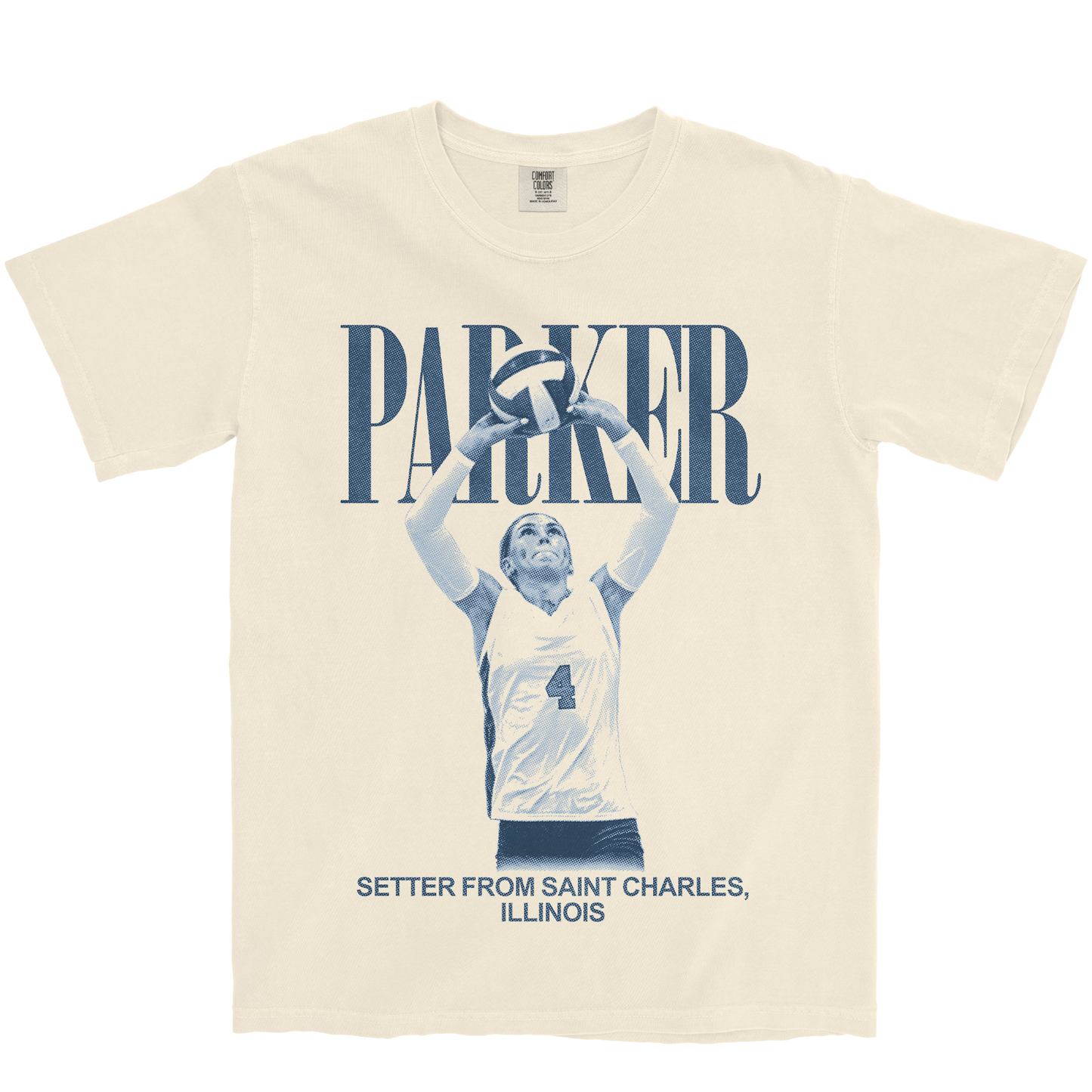 JESSICA PARKER VINTAGE IVORY TEE