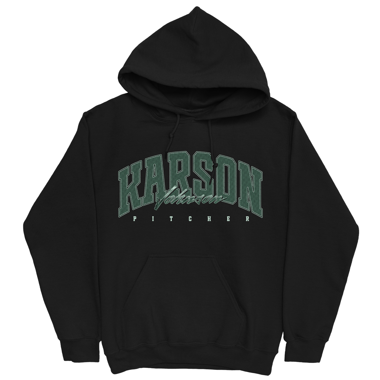KARSON JOHNSON RETRO BLACK HOODIE
