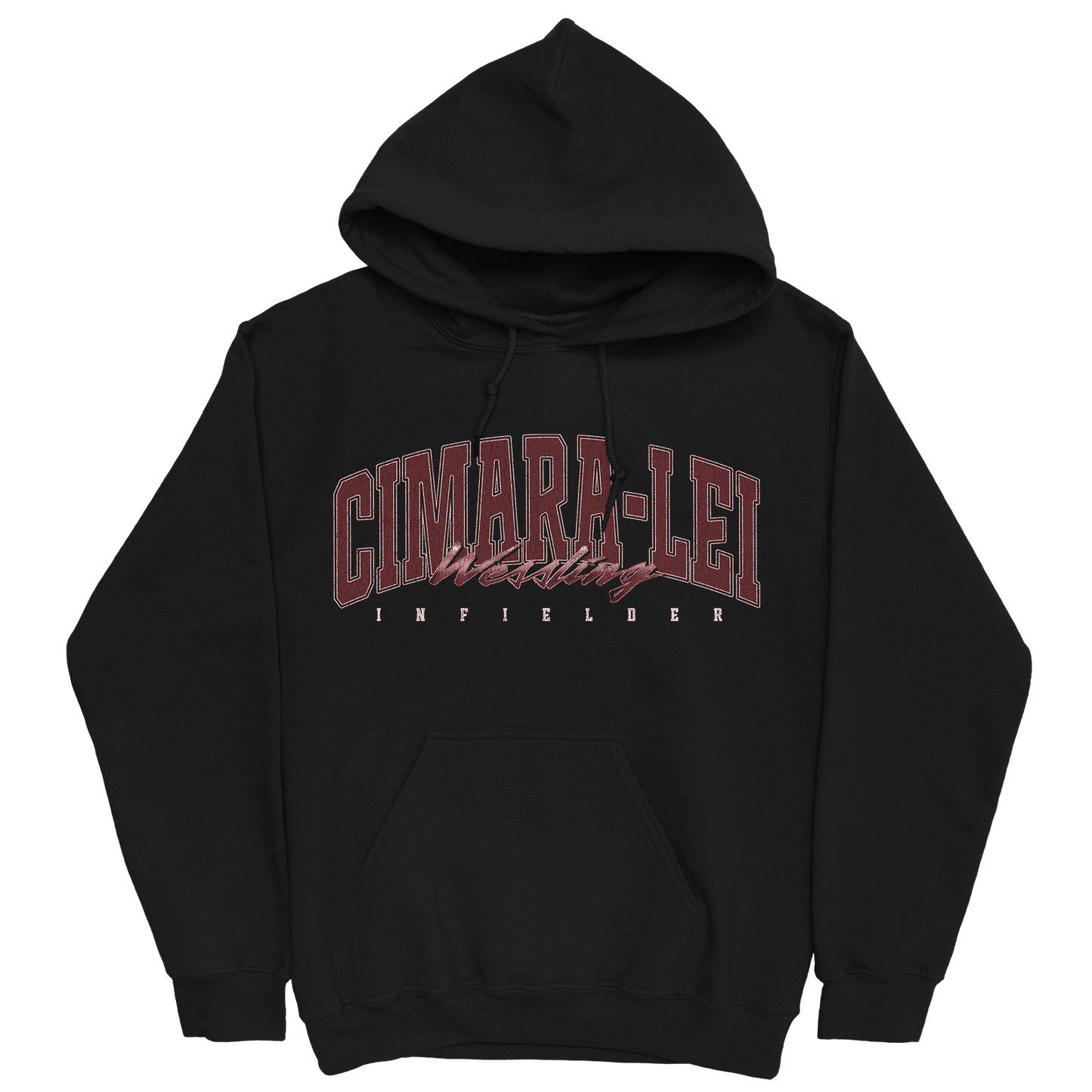 CIMARA-LEI WESSLING RETRO BLACK HOODIE