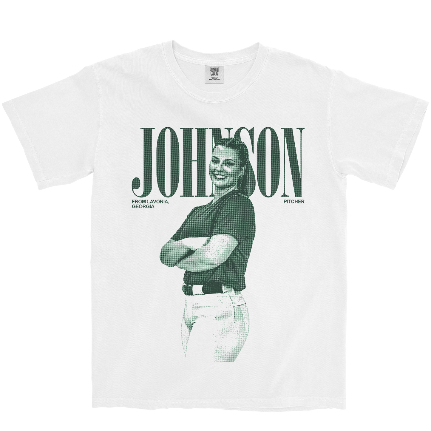 KARSON JOHNSON VINTAGE WHITE TEE