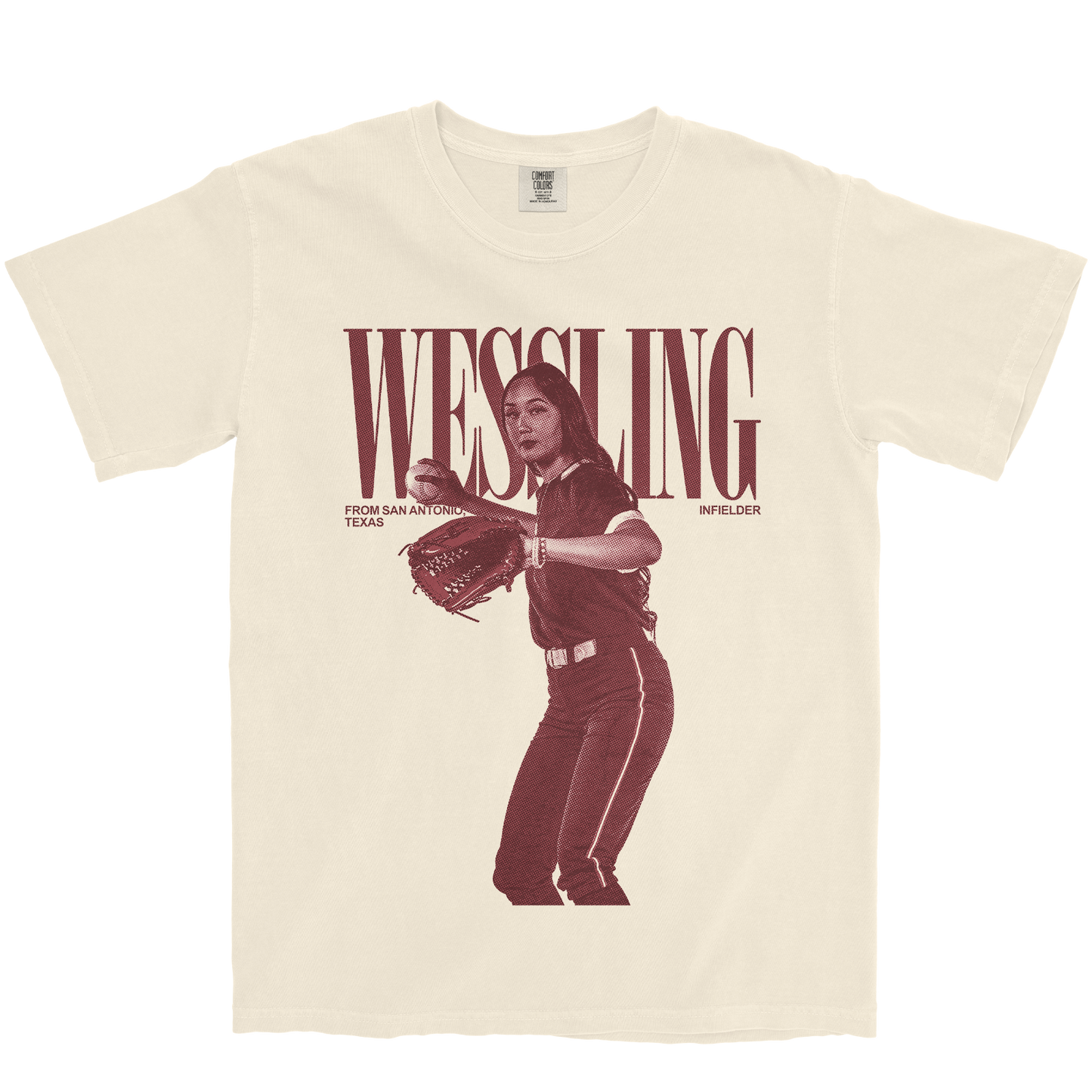 CIMARA-LEI WESSLING VINTAGE IVORY TEE