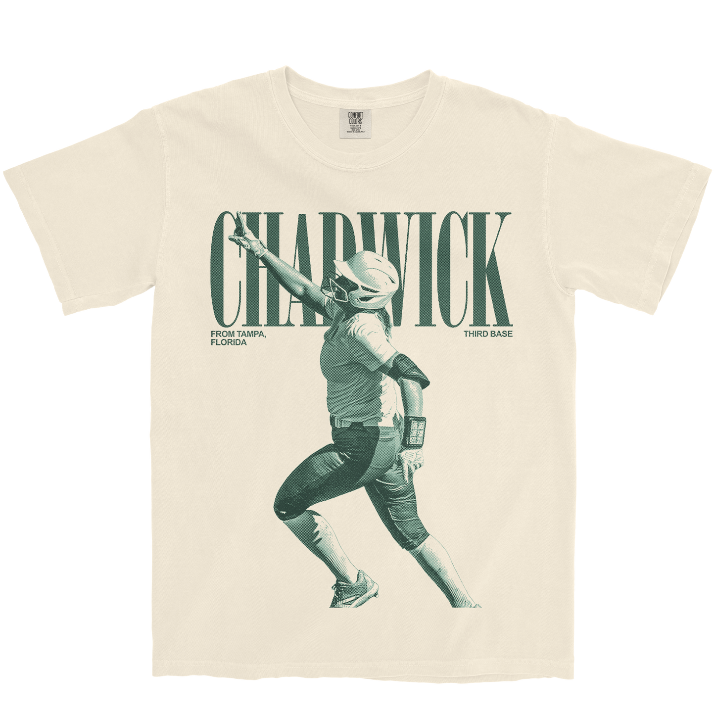 LINDSEY CHADWICK VINTAGE IVORY TEE