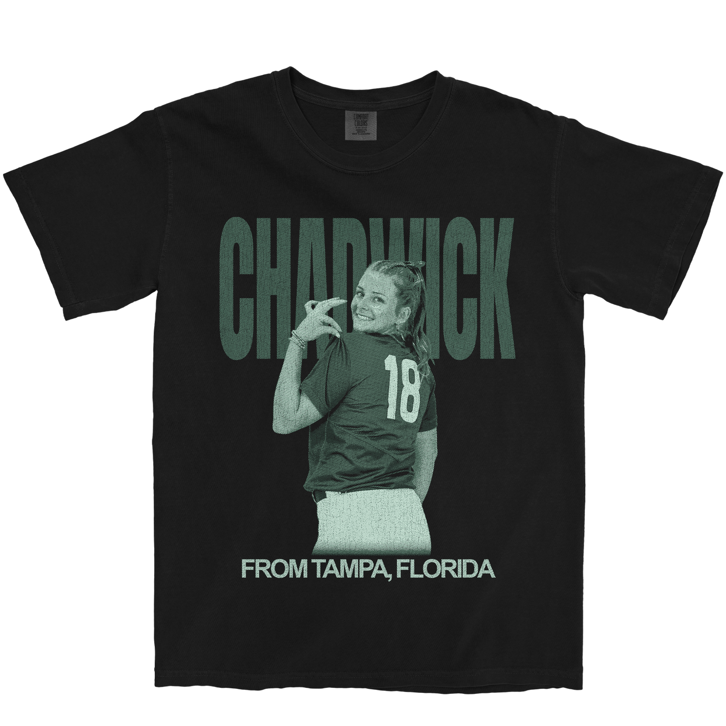 LINDSEY CHADWICK VINTAGE BLACK TEE