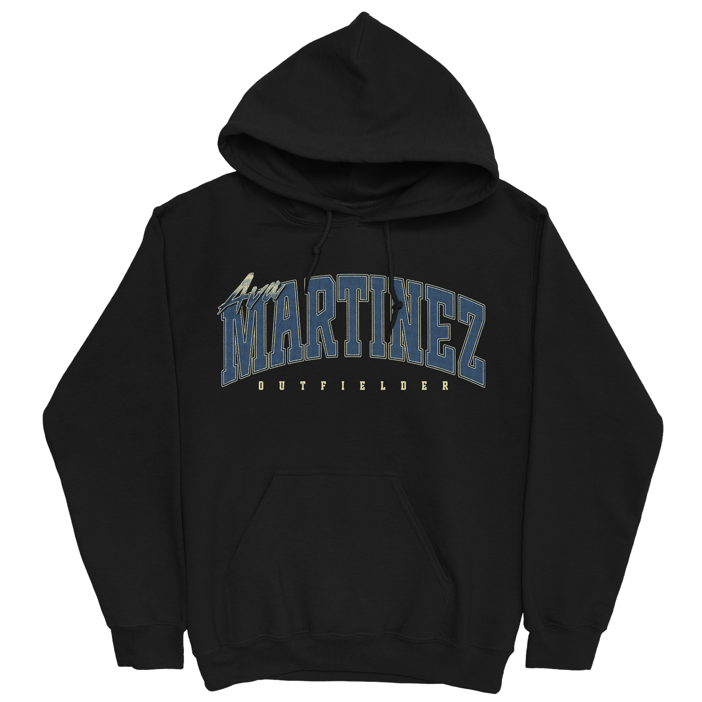 AVA MARTINEZ RETRO BLACK HOODIE