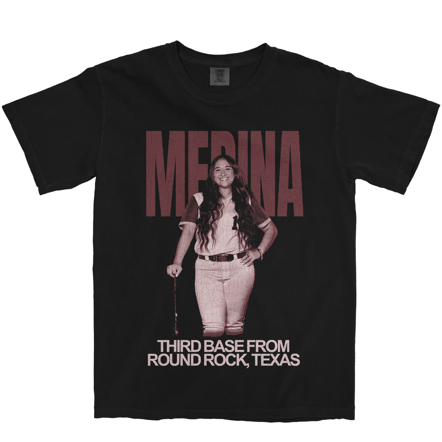 MALARIE MEDINA VINTAGE BLACK TEE