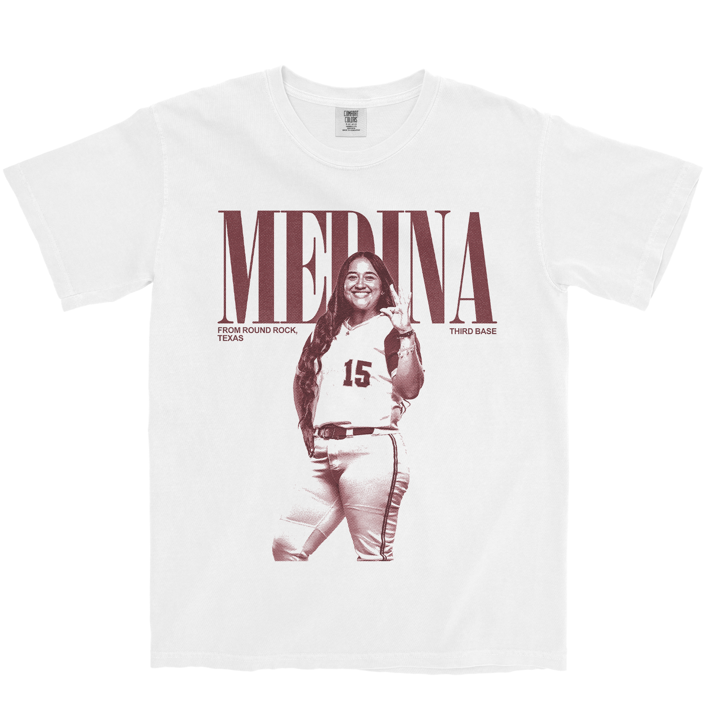 MALARIE MEDINA VINTAGE WHITE TEE