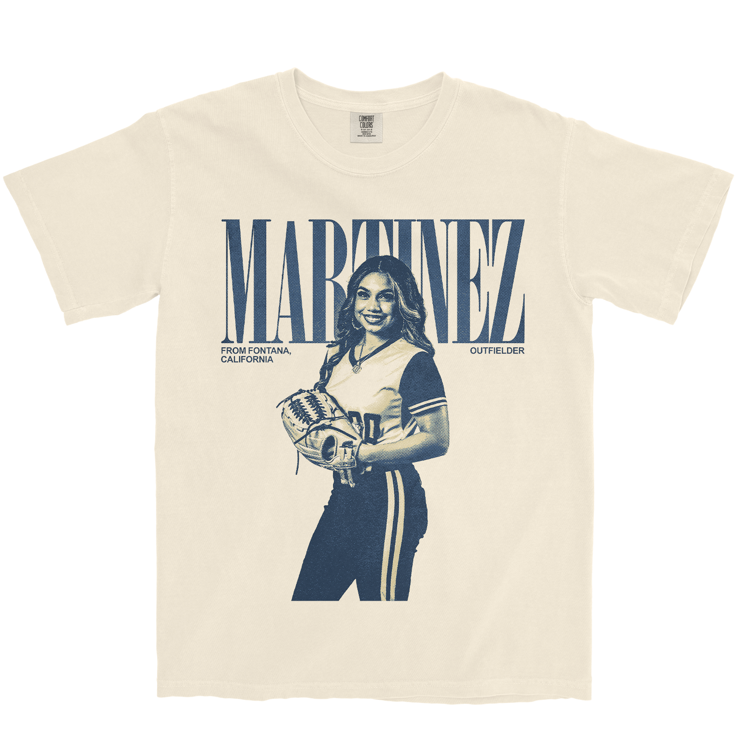 AVA MARTINEZ VINTAGE IVORY TEE