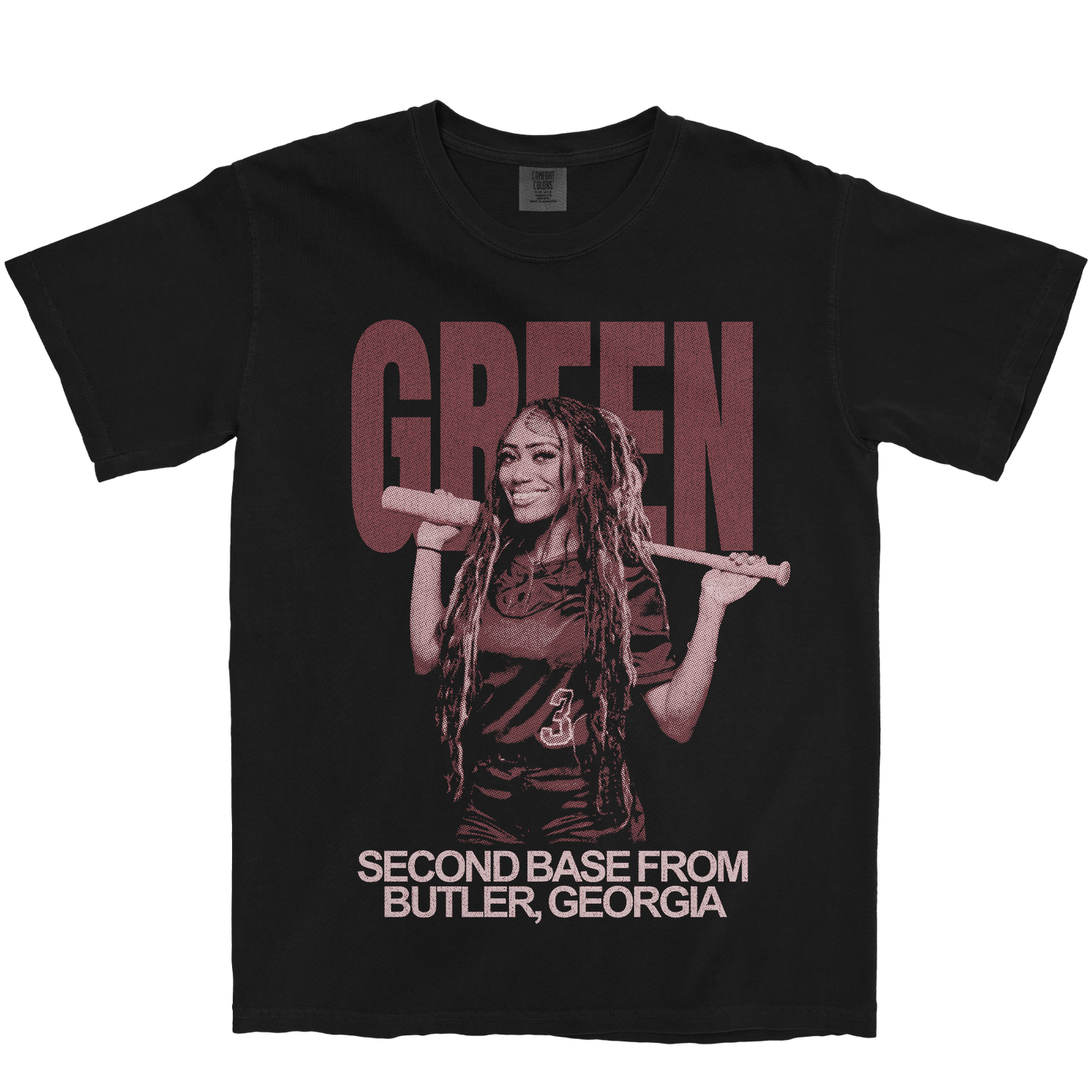 TORI GREEN VINTAGE BLACK TEE