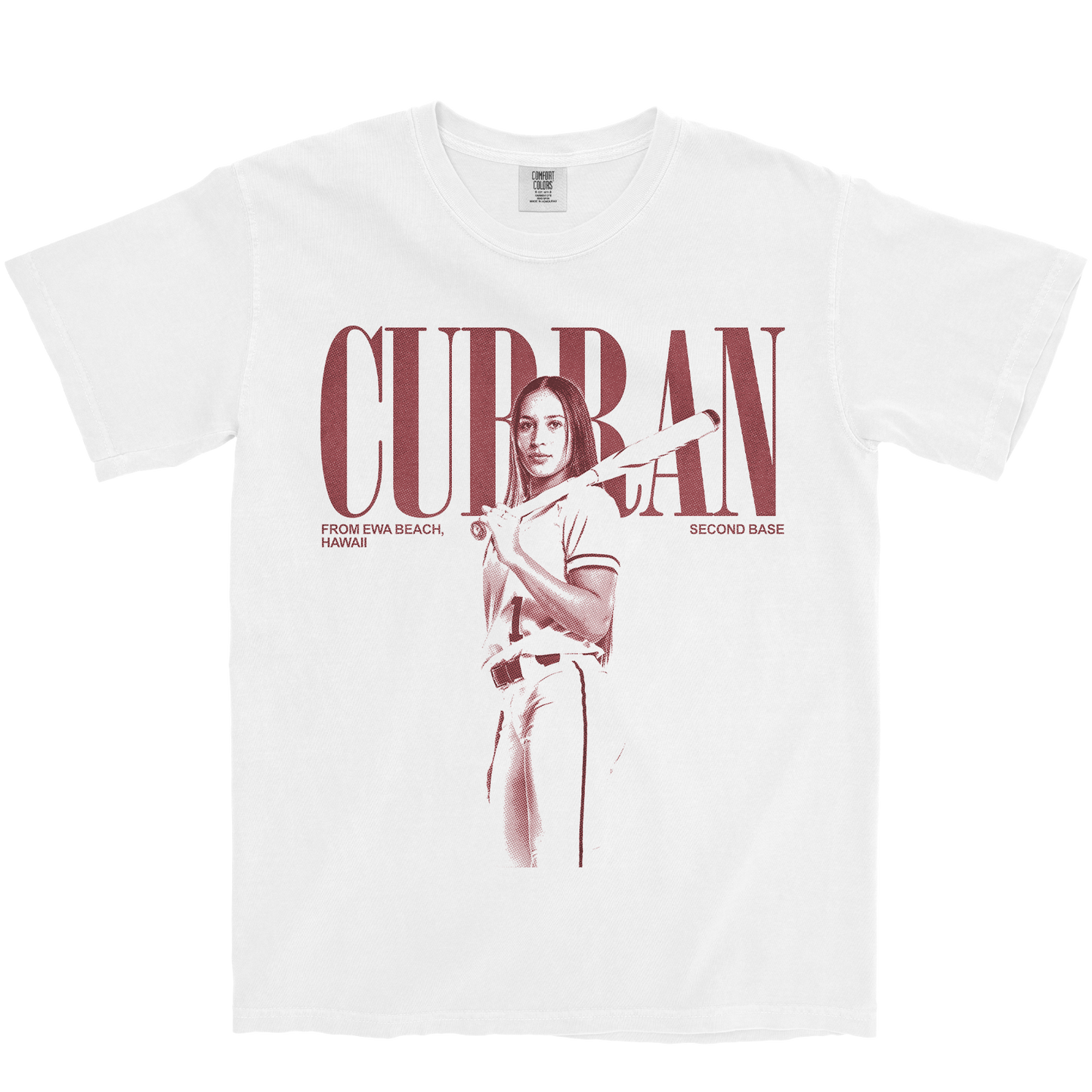 CAIRAH CURRAN VINTAGE WHITE TEE