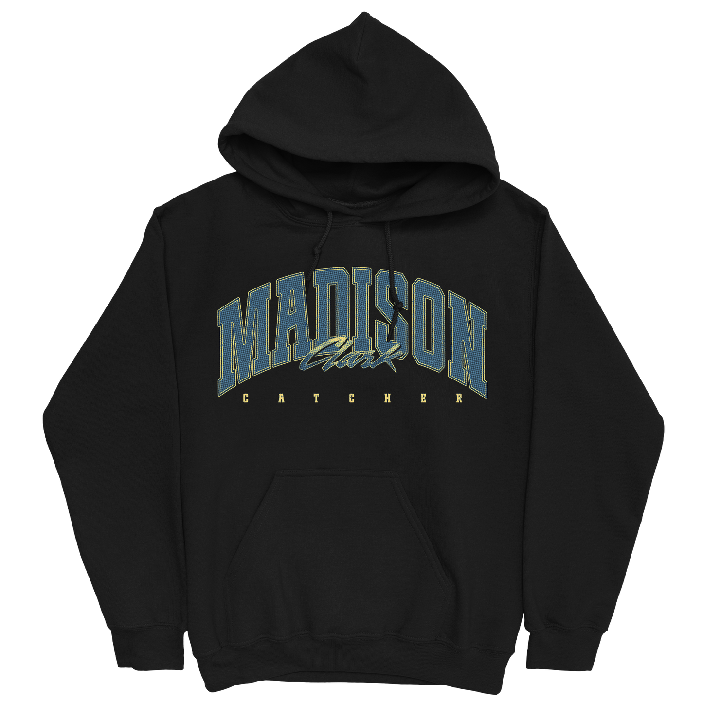 MADI CLARK RETRO BLACK HOODIE
