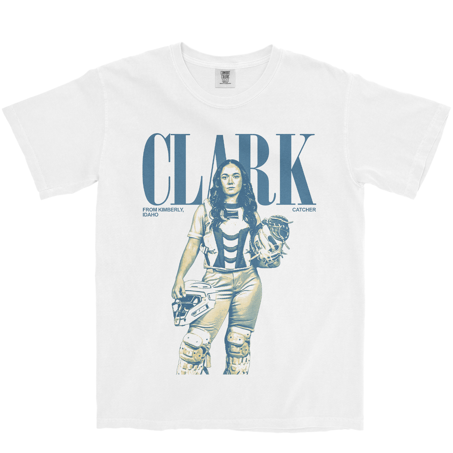 MADI CLARK VINTAGE WHITE TEE