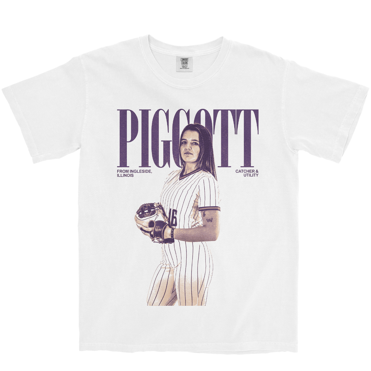 ELIZA PIGGOTT VINTAGE WHITE TEE