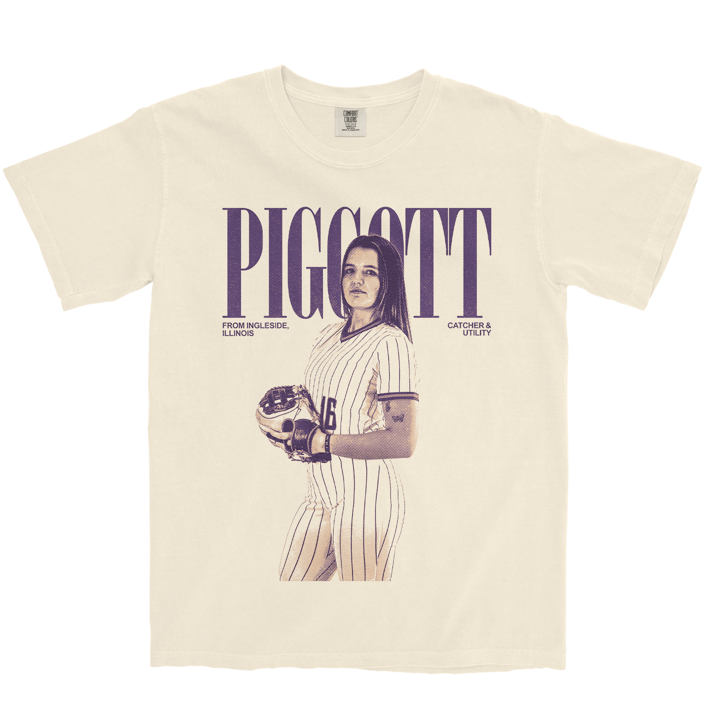 ELIZA PIGGOTT VINTAGE IVORY TEE