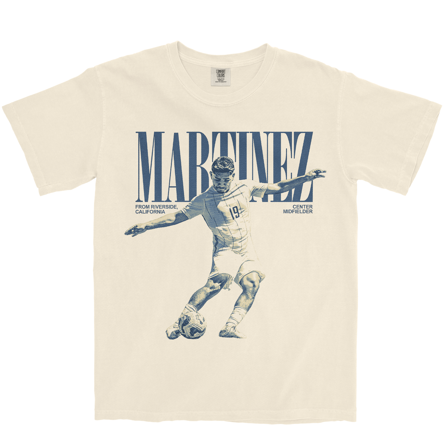 JONATHAN MARTINEZ VINTAGE IVORY TEE