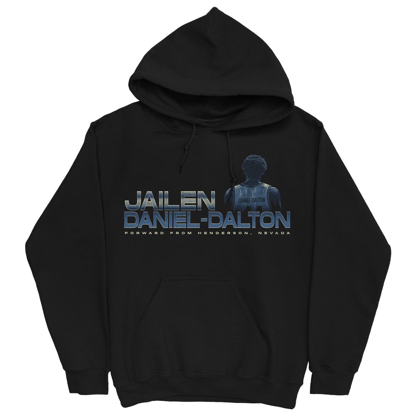 JAILEN DANIEL-DALTON RETRO BLACK HOODIE