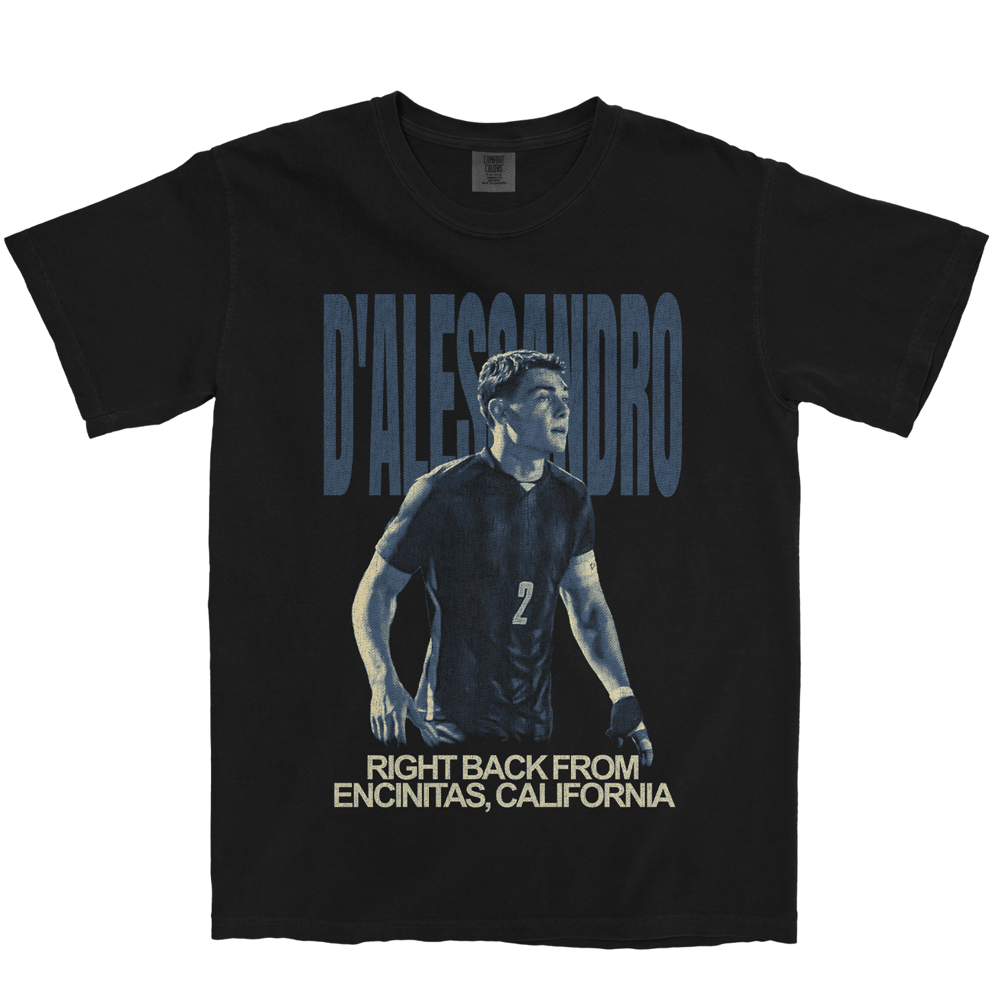 JACKSON D'ALESSANDRO VINTAGE BLACK TEE