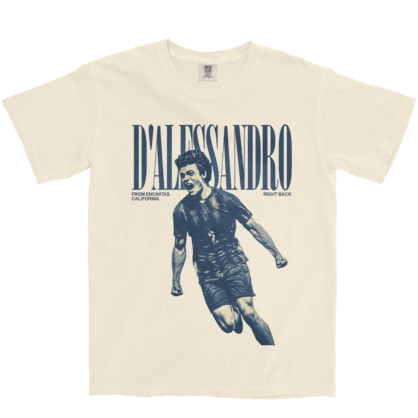 JACKSON D'ALESSANDRO VINTAGE IVORY TEE