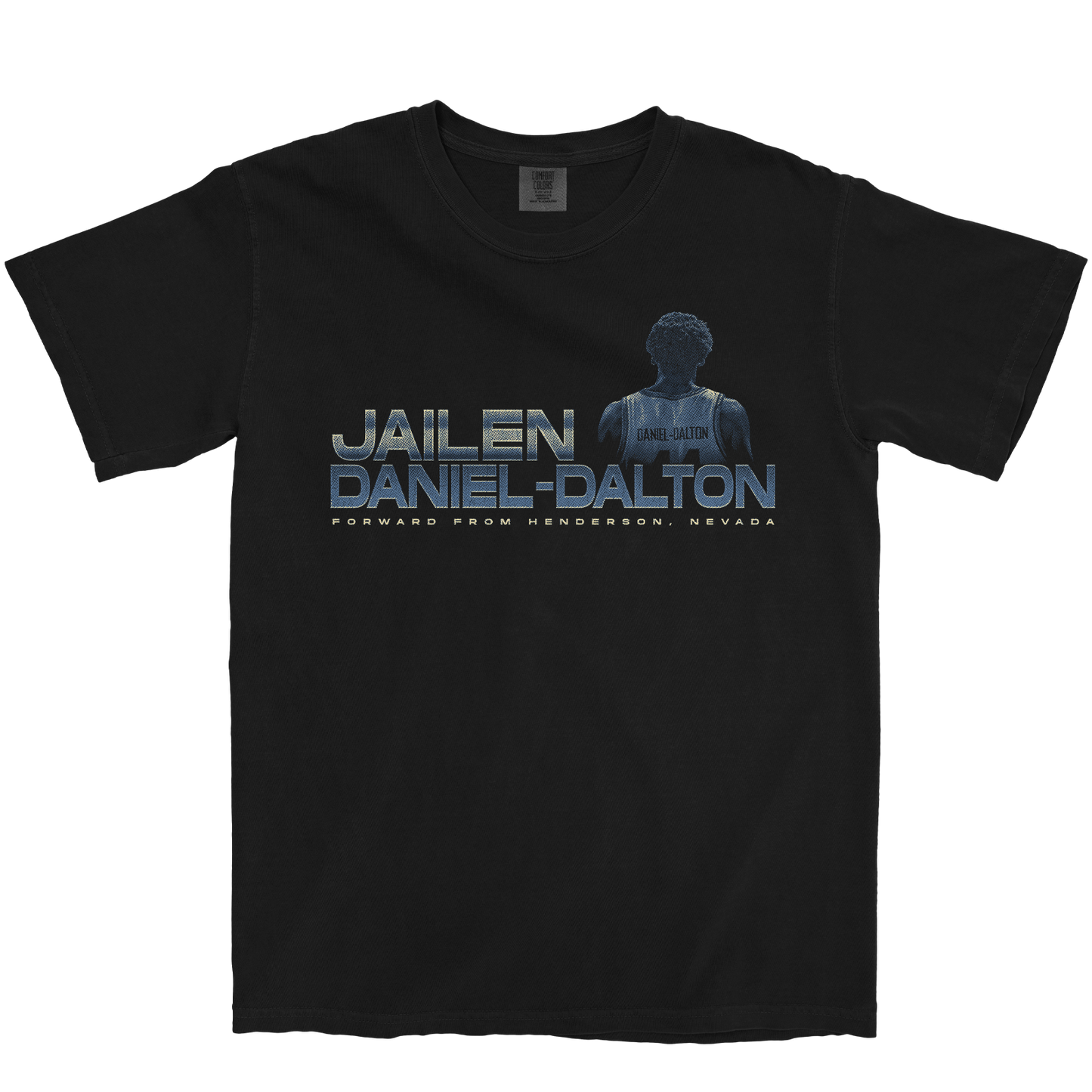 JAILEN DANIEL-DALTON RETRO BLACK TEE