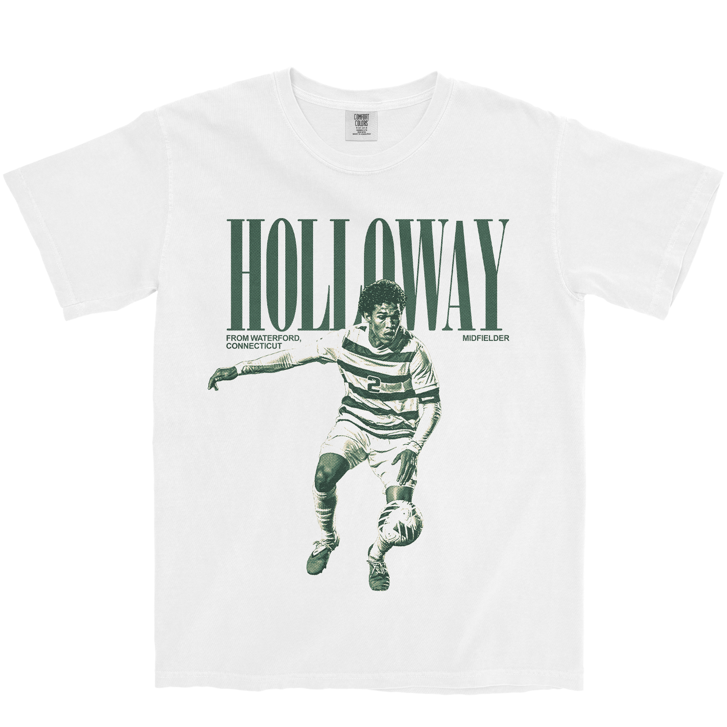 XAVIER HOLLOWAY VINTAGE WHITE TEE