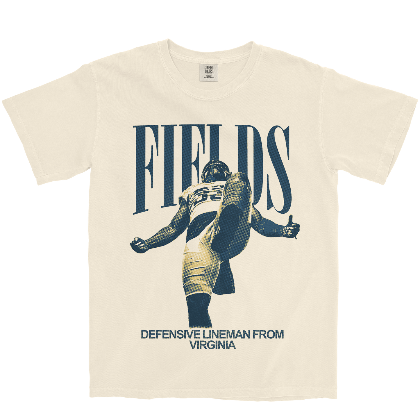 MICHAEL FIELDS VINTAGE IVORY TEE