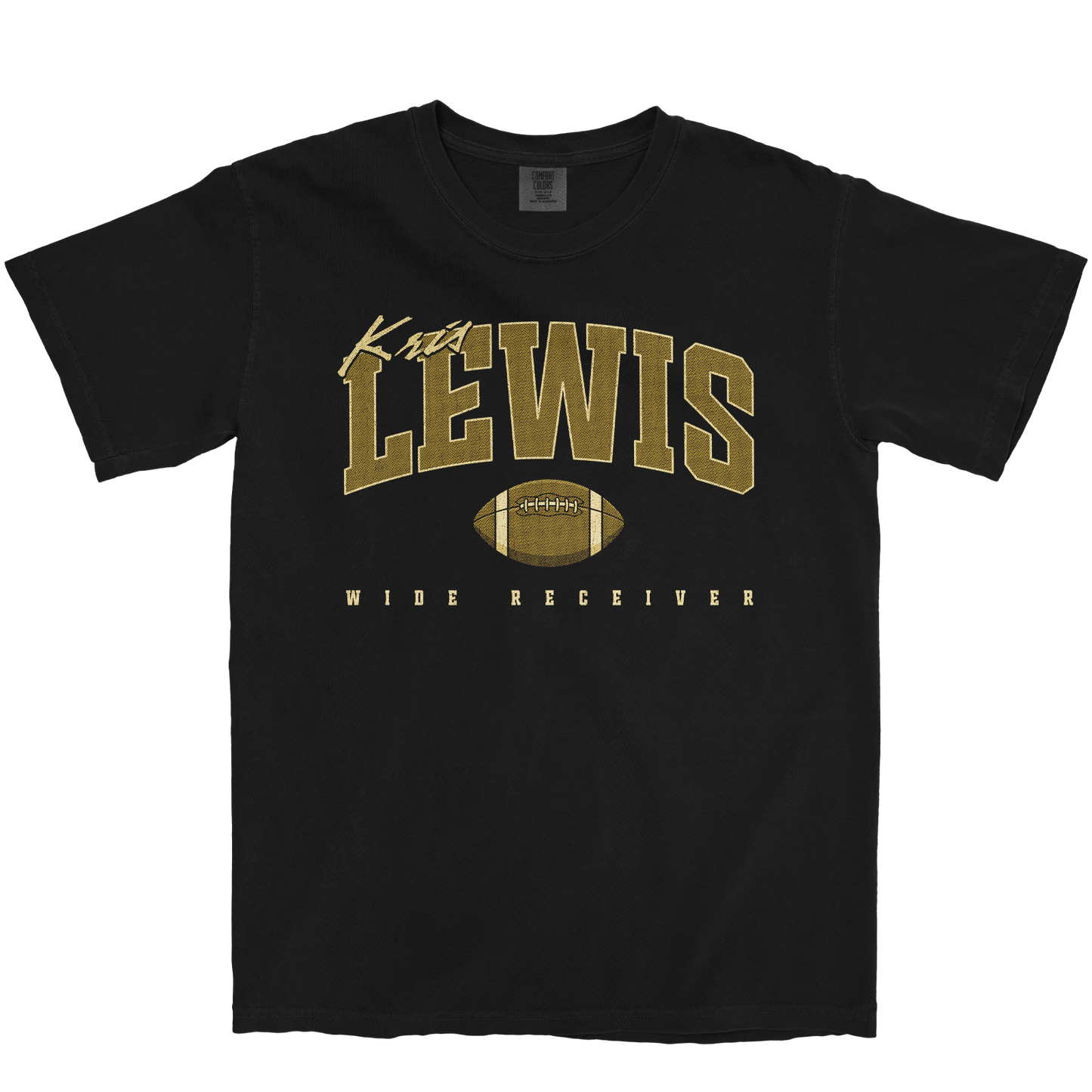 KRIS LEWIS RETRO BLACK TEE