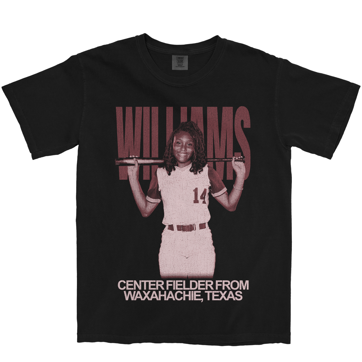 ZARYAH WILLIAMS VINTAGE BLACK TEE
