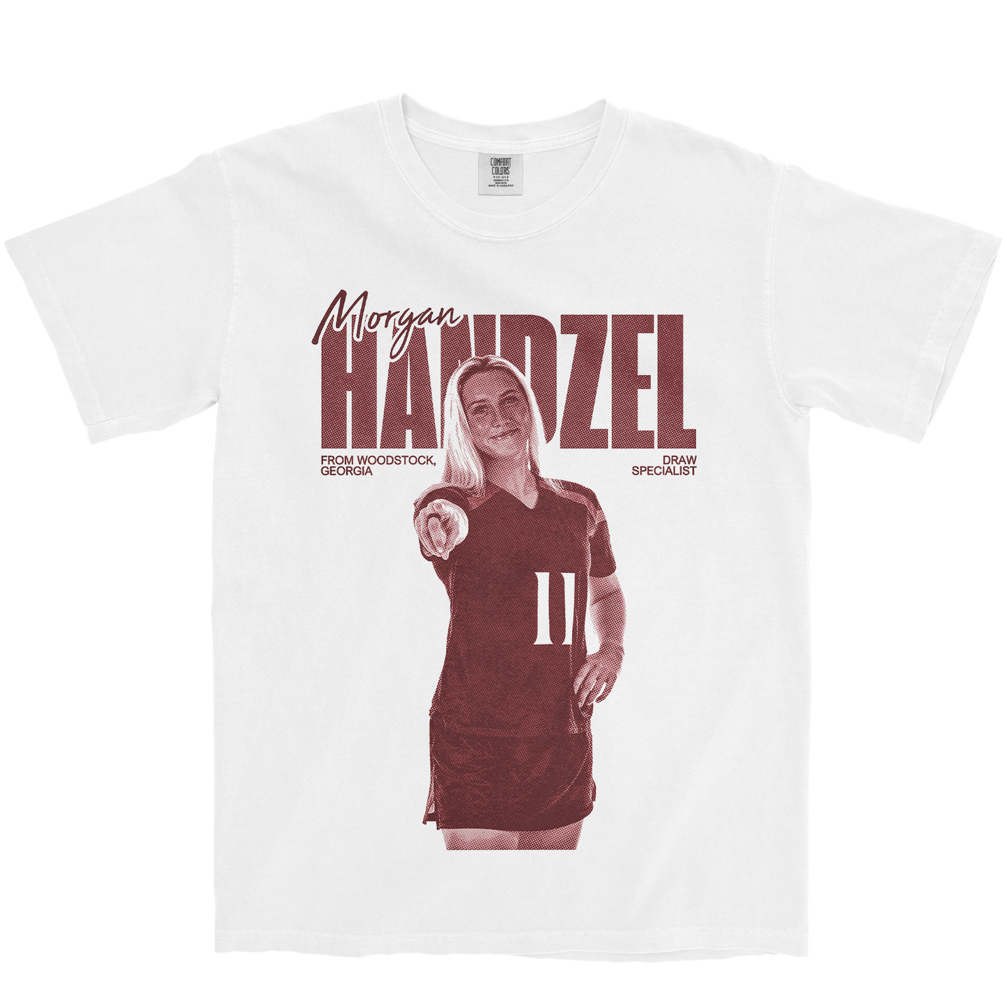 MORGAN HANDZEL VINTAGE WHITE TEE