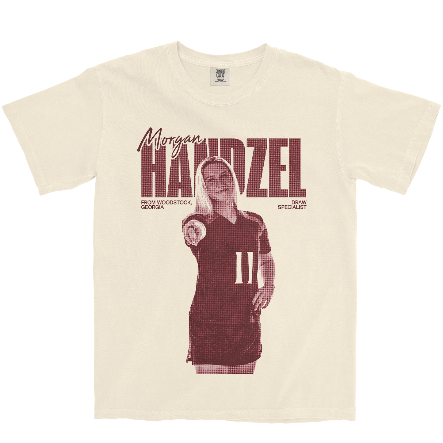 MORGAN HANDZEL VINTAGE IVORY TEE