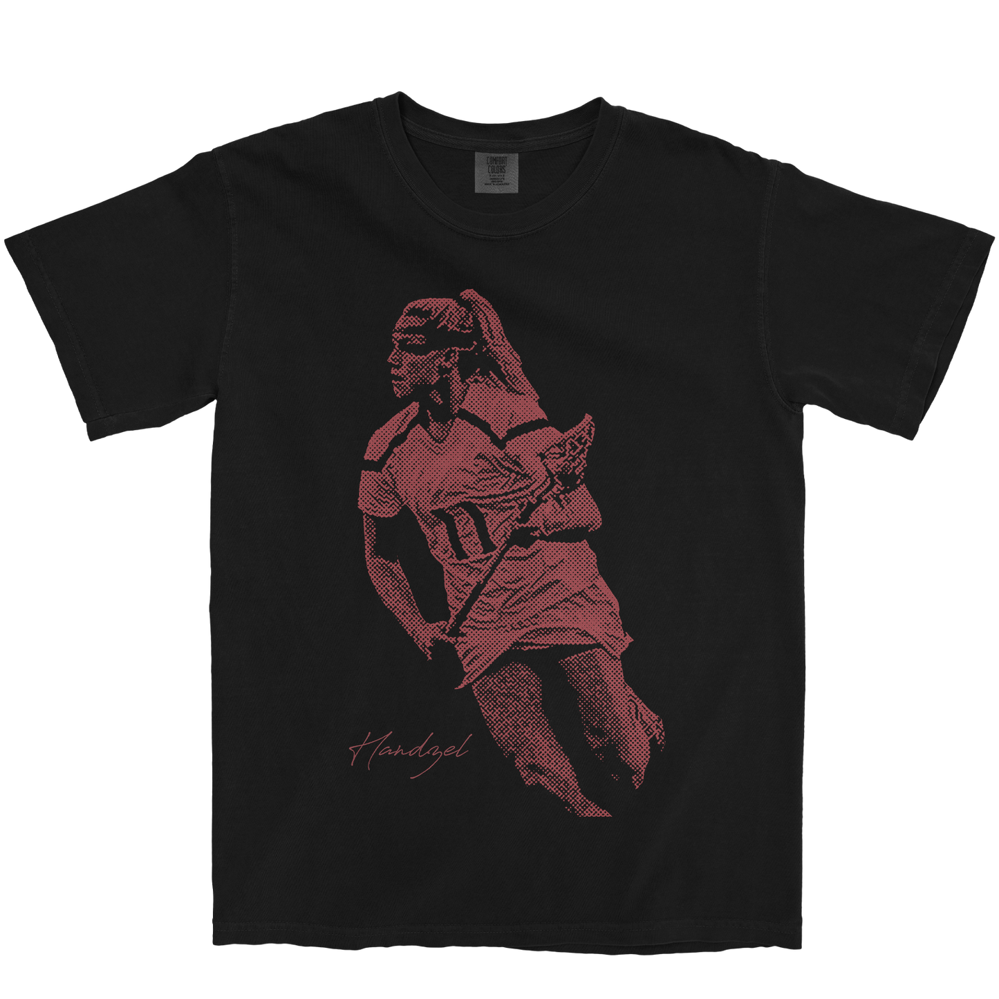 MORGAN HANDZEL RETRO BLACK TEE