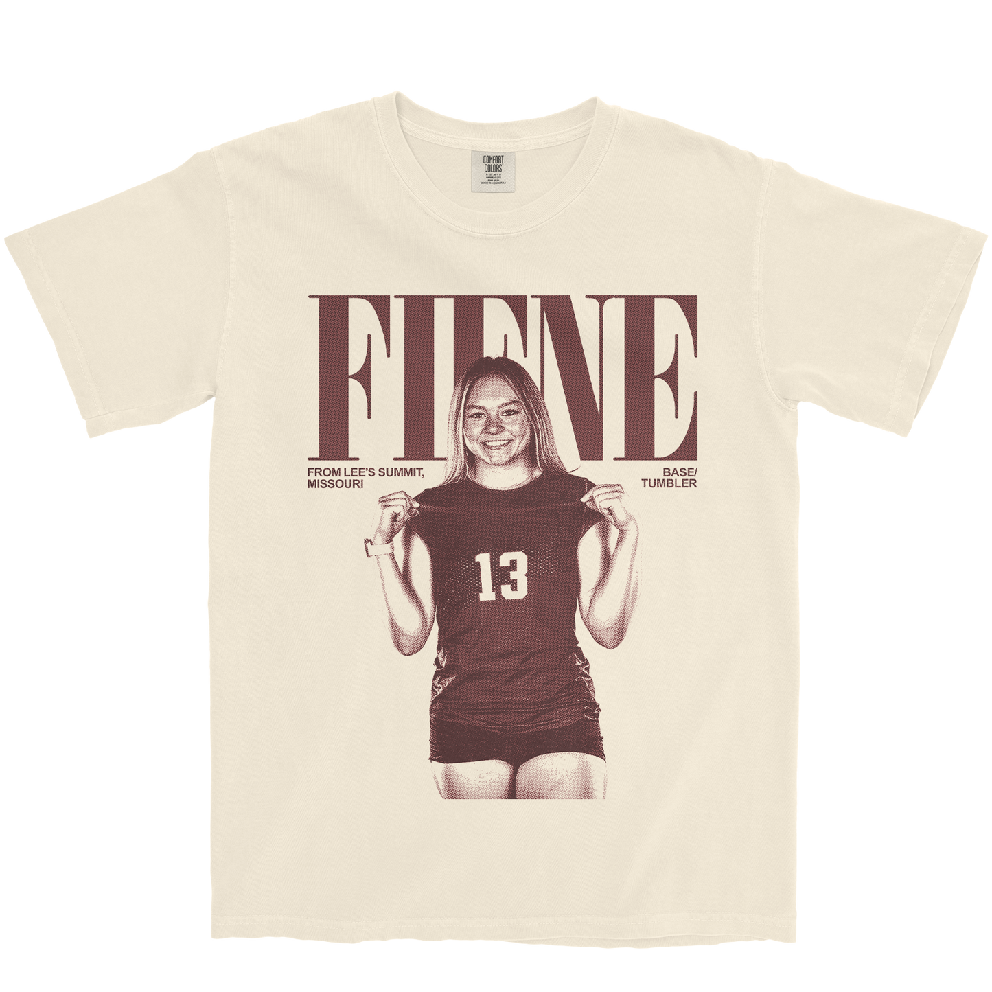 HARRISON FIENE VINTAGE IVORY TEE