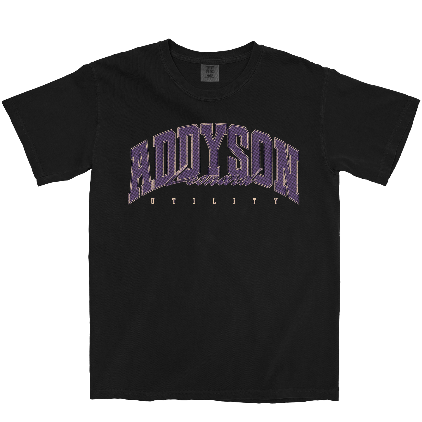 ADDYSON LEONARD RETRO BLACK TEE