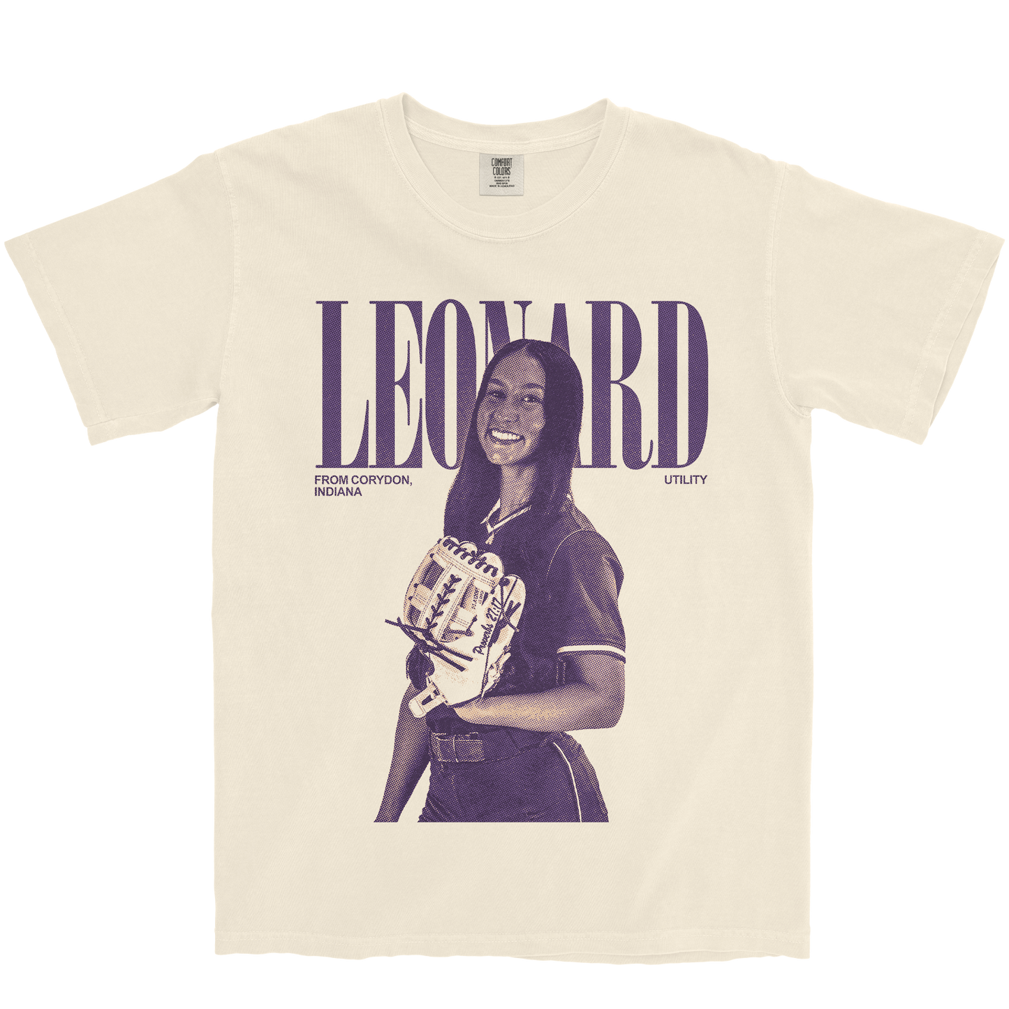 ADDYSON LEONARD VINTAGE IVORY TEE