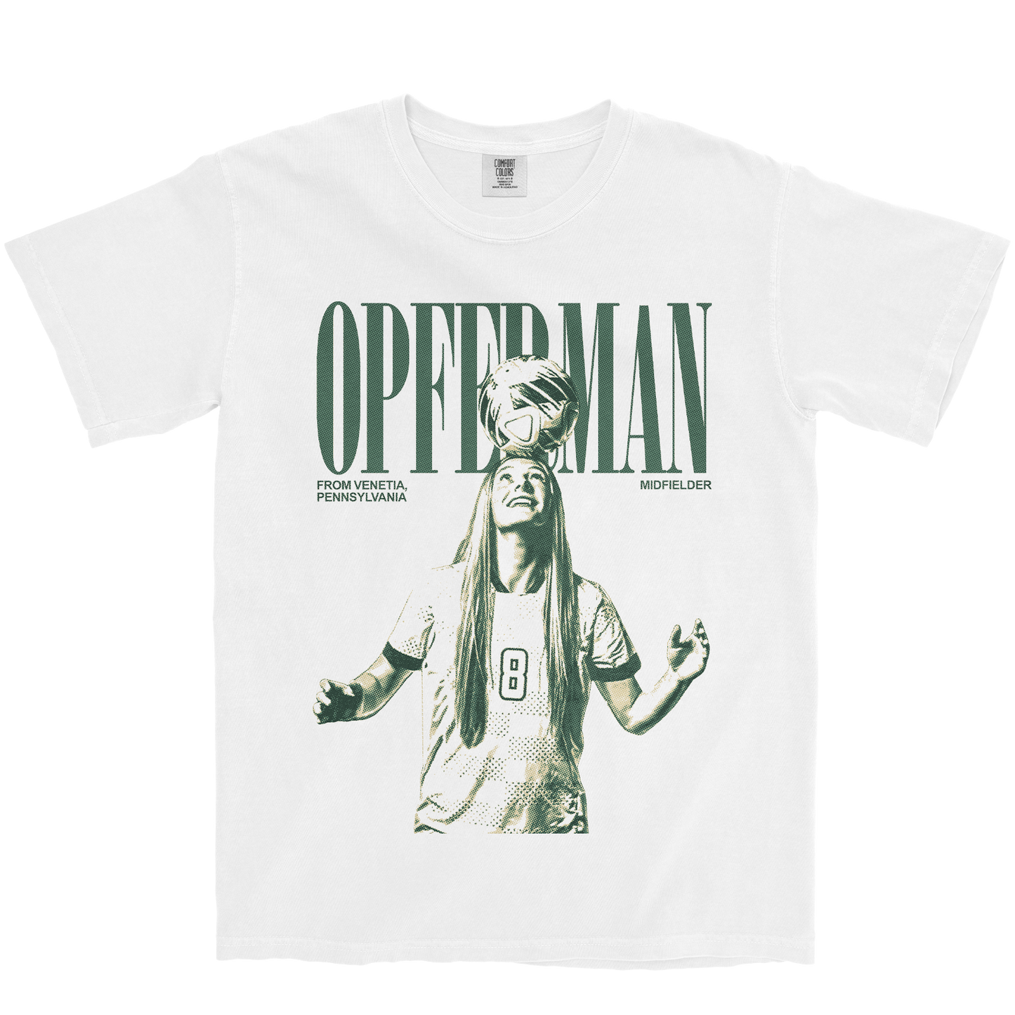 BROOKE OPFERMAN VINTAGE WHITE TEE