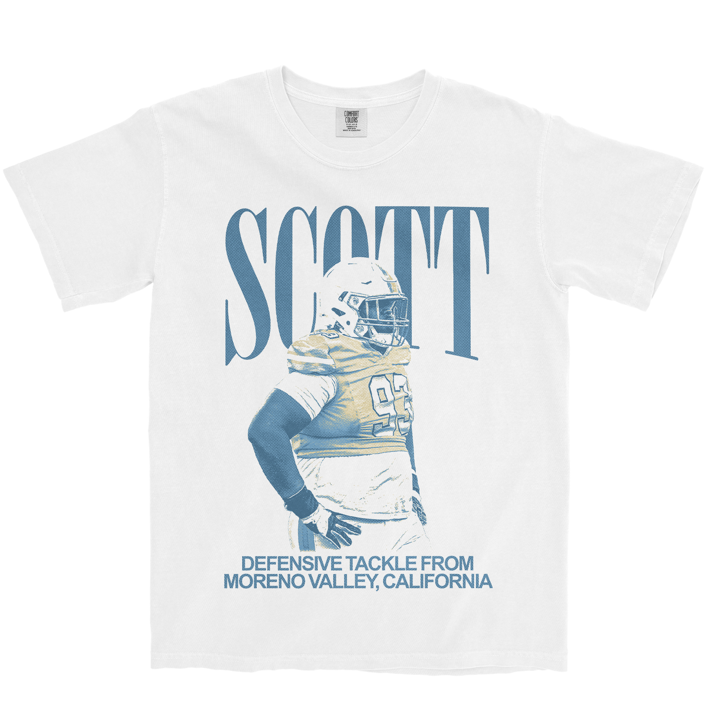 DARREN SCOTT VINTAGE WHITE TEE