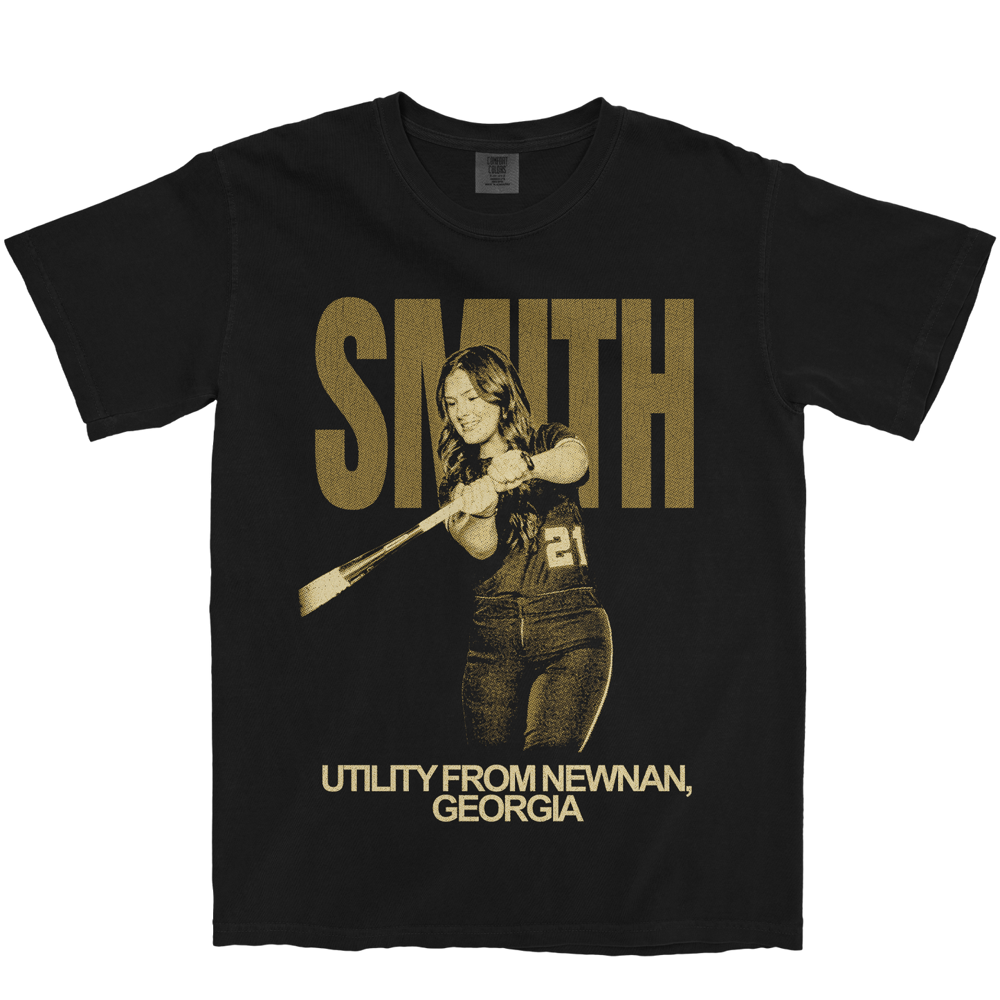 ADDISON SMITH VINTAGE BLACK TEE