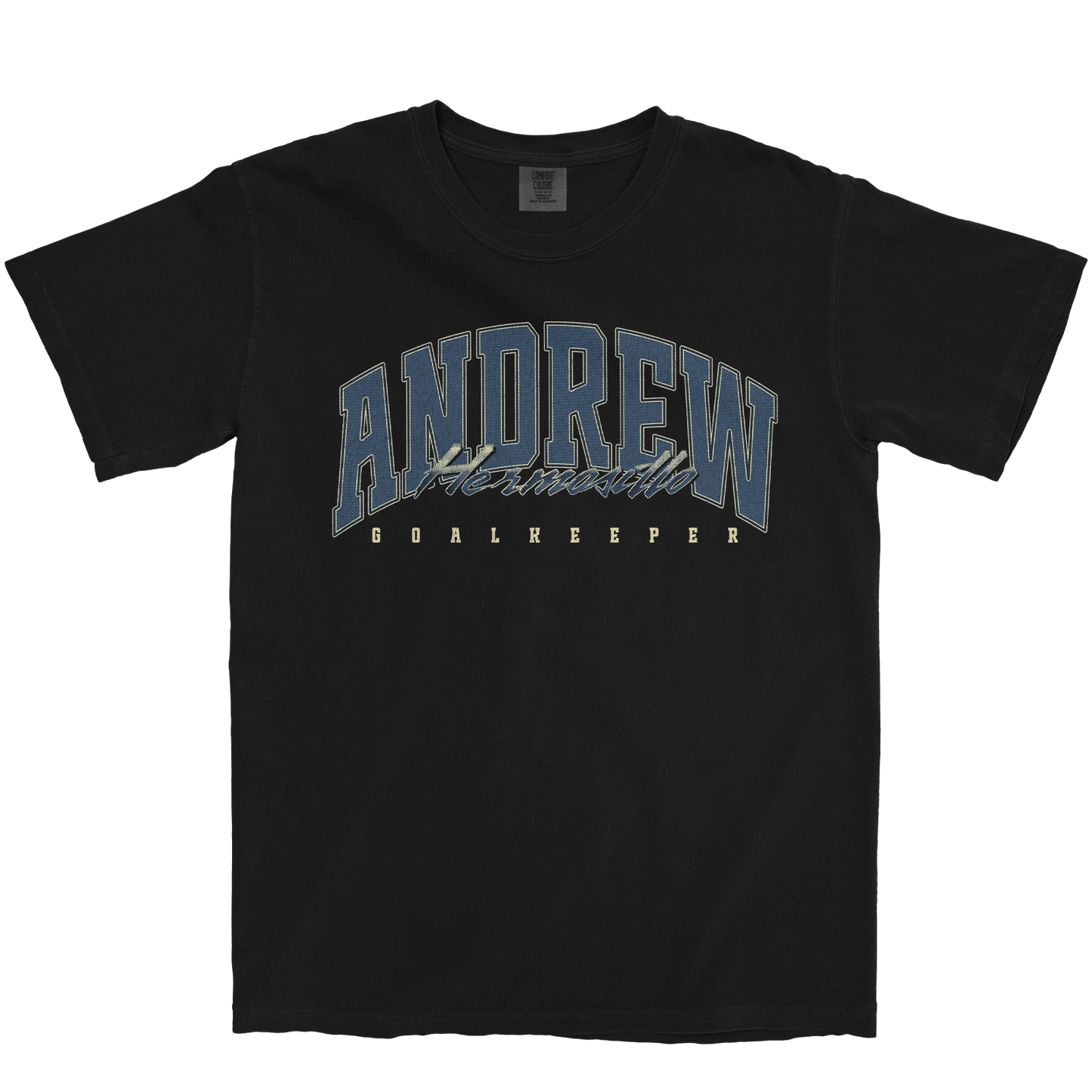 ANDREW HERMOSILLO RETRO BLACK TEE