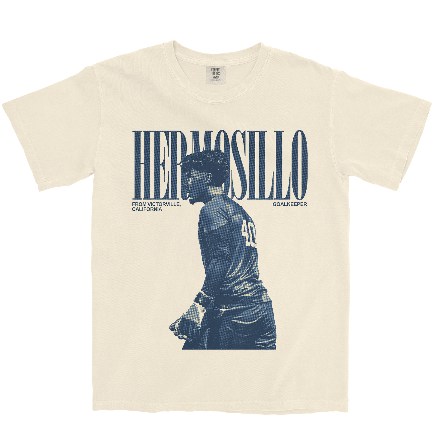 ANDREW HERMOSILLO VINTAGE IVORY TEE