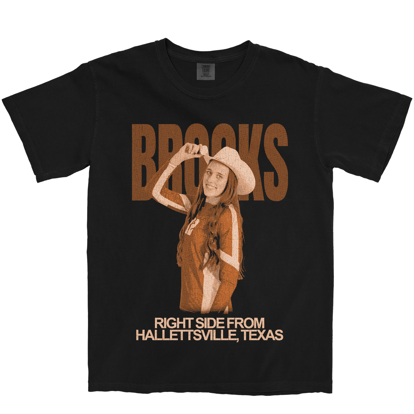 ANNIKA BROOKS VINTAGE BLACK TEE