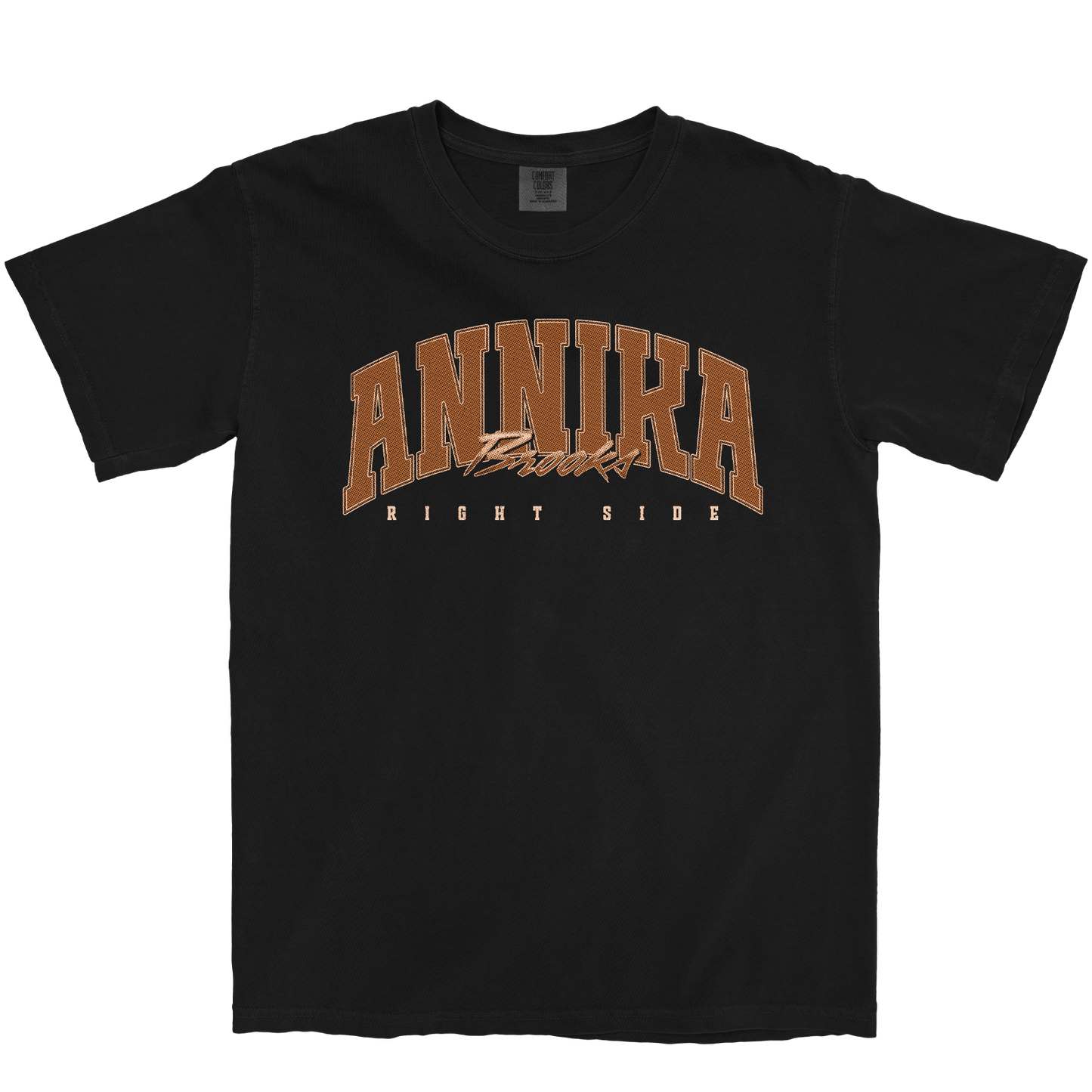 ANNIKA BROOKS RETRO BLACK TEE