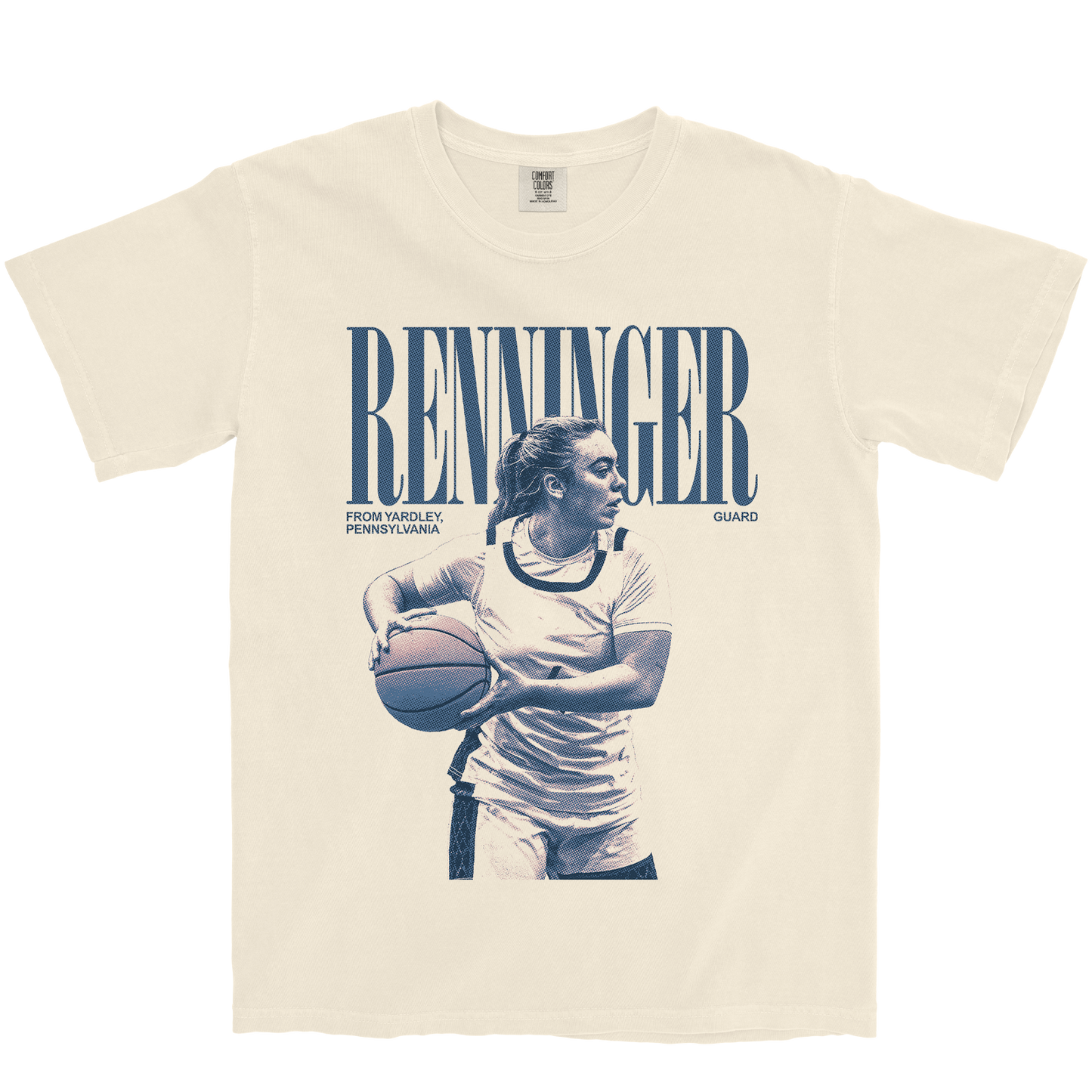 AVA RENNINGER VINTAGE IVORY TEE