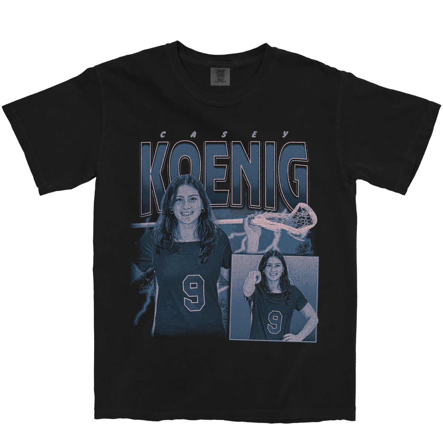 CASEY KOENIG GRAPHIC BLACK TEE