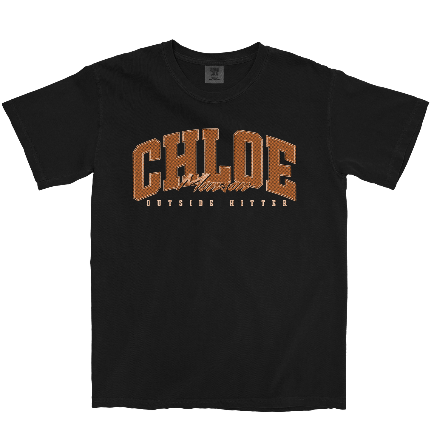 CHLOE MONSON RETRO BLACK TEE