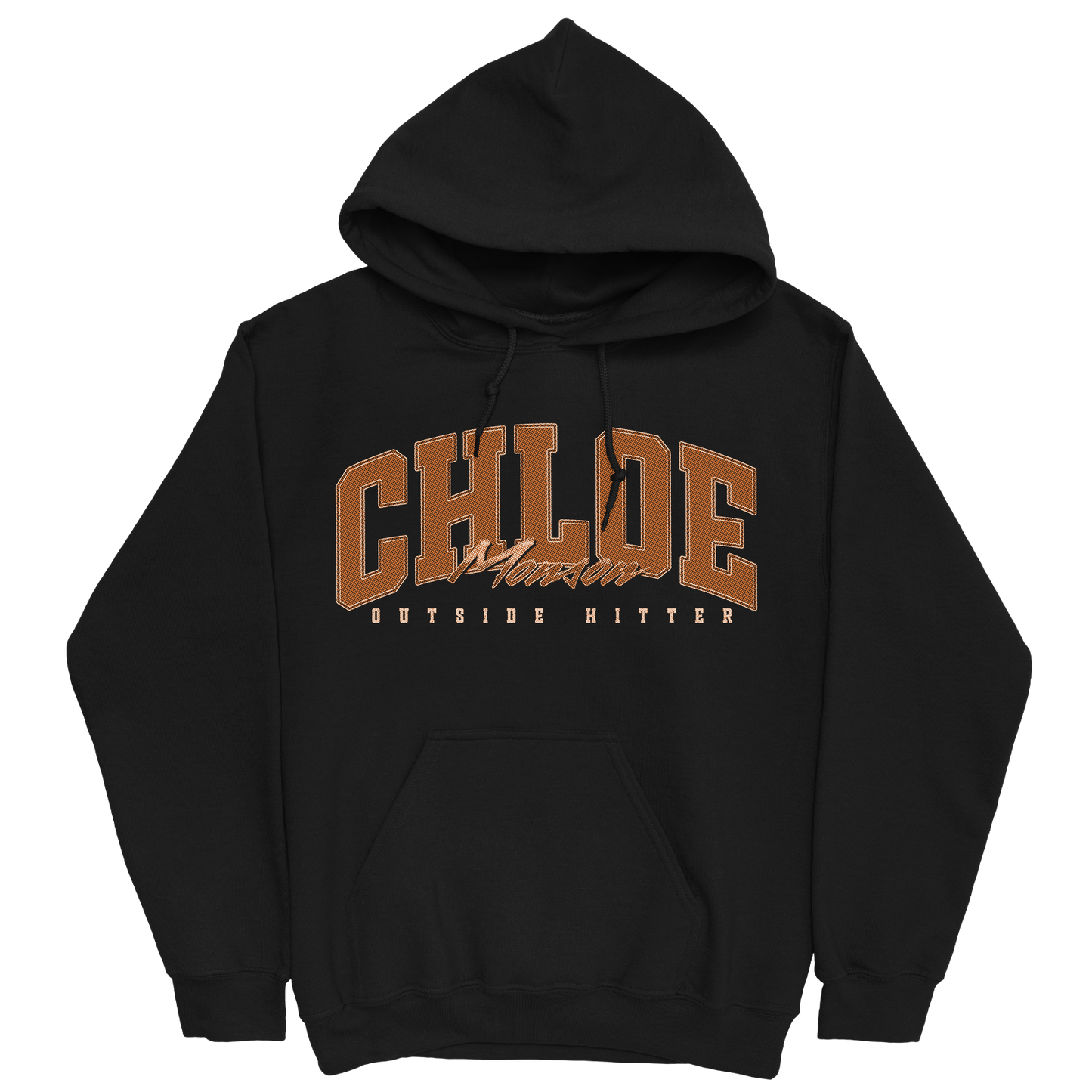 CHLOE MONSON RETRO BLACK HOODIE