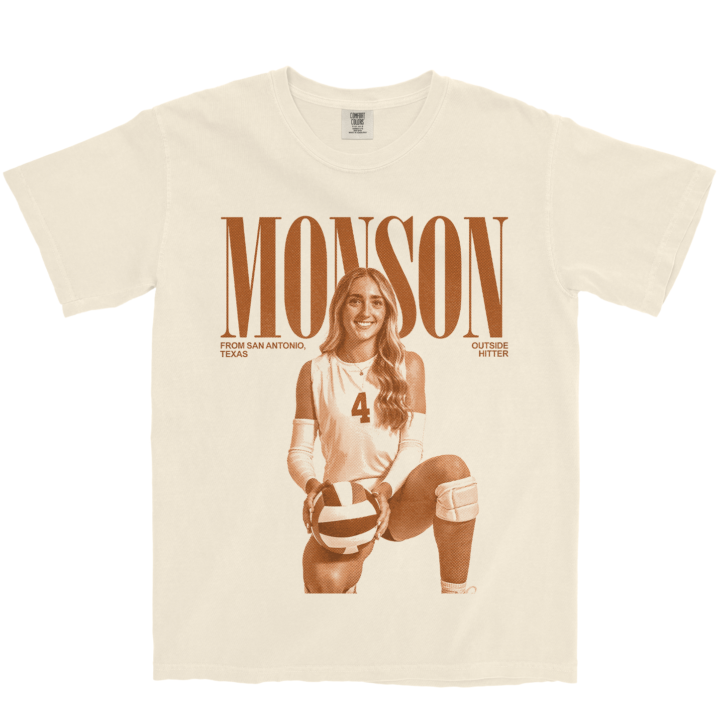 CHLOE MONSON VINTAGE IVORY TEE