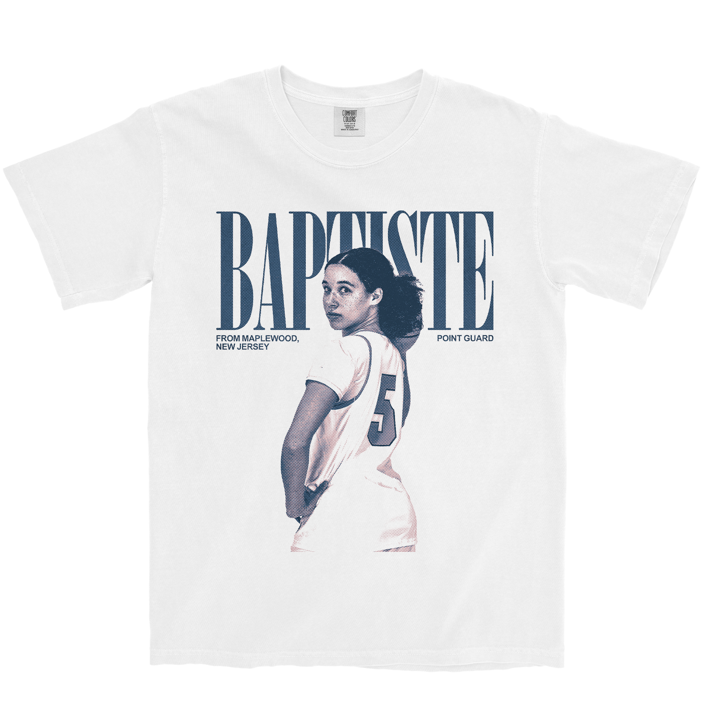 TALIA BAPTISTE VINTAGE WHITE TEE