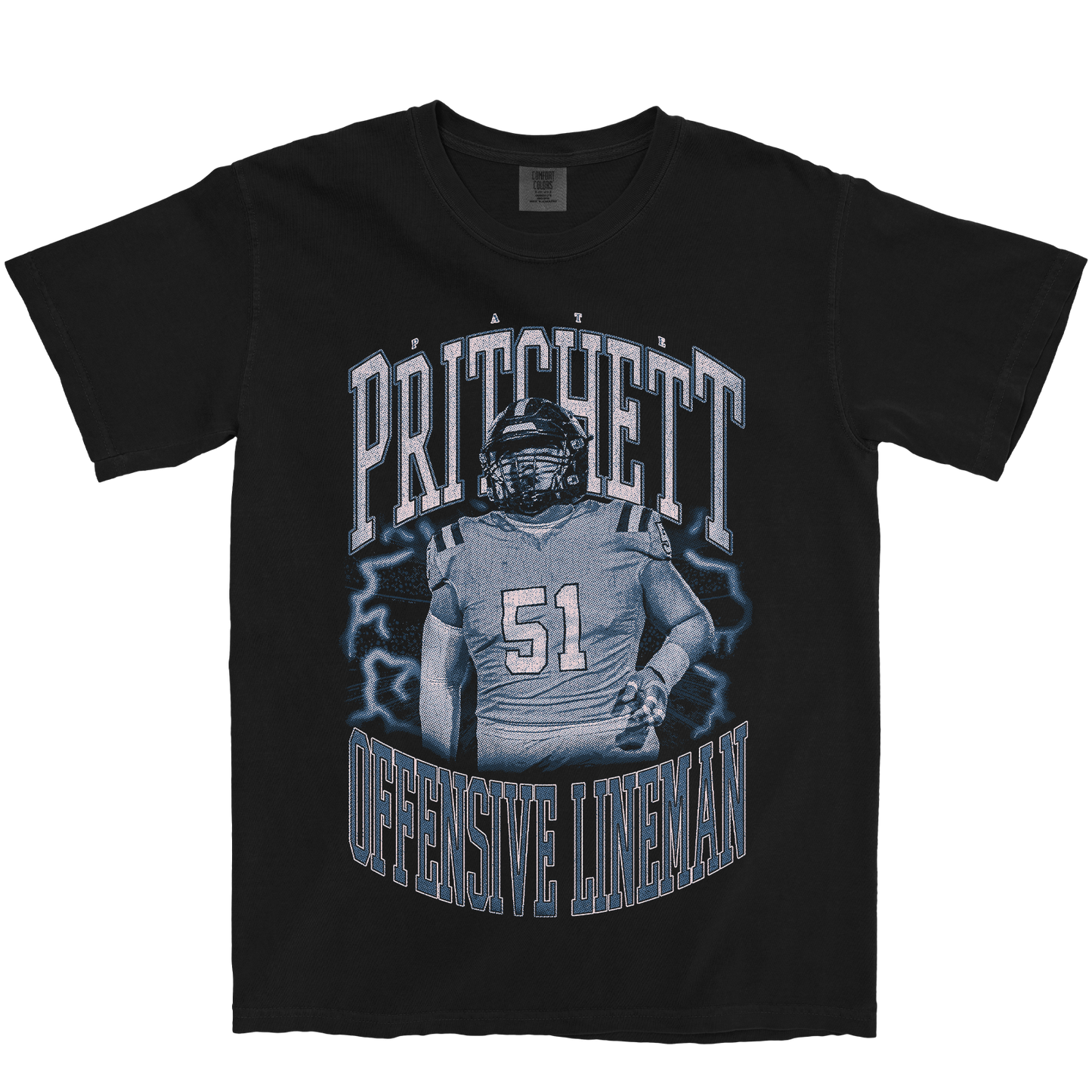 PATE PRITCHETT VINTAGE BLACK TEE