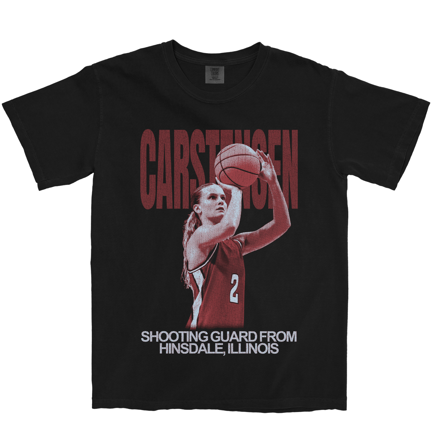 GRACE CARSTENSEN VINTAGE BLACK TEE