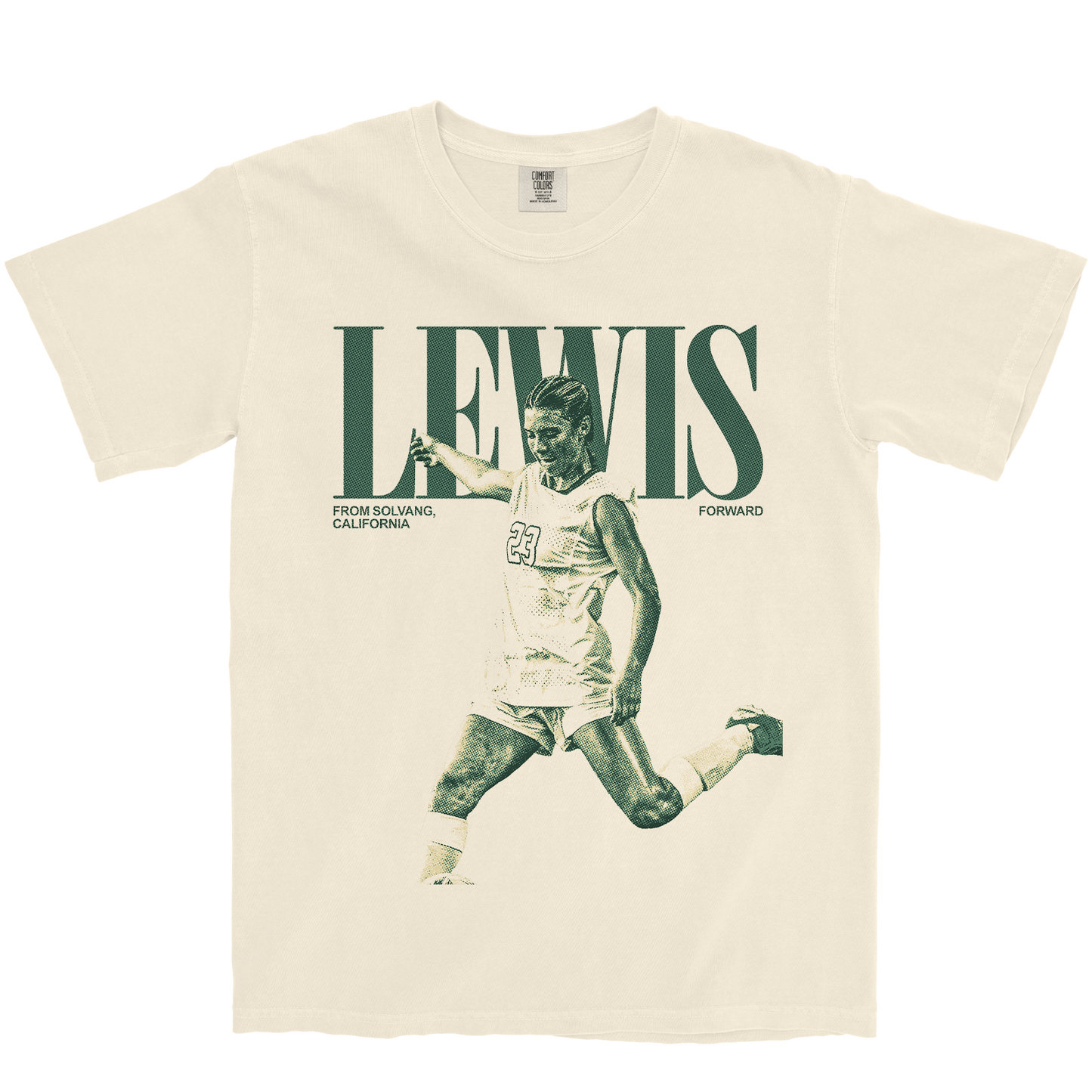 CHARLOTTE LEWIS VINTAGE IVORY TEE