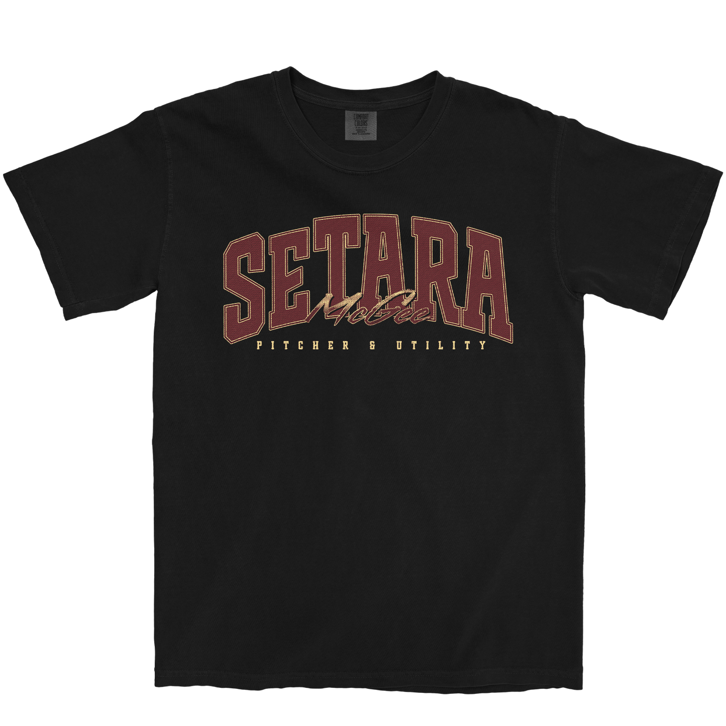 SETARA MCGEE RETRO BLACK TEE