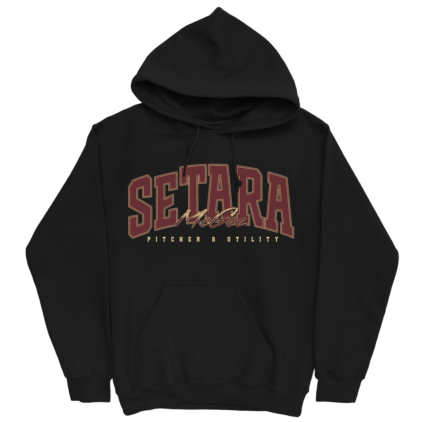 SETARA MCGEE RETRO BLACK HOODIE